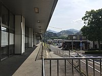 從新岩國車站通往錦川鐵道錦川清流線的清流新岩國車站的通道