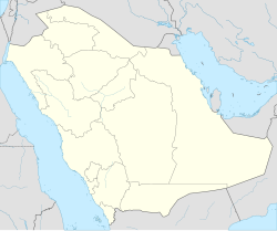 خم (غدير) على خريطة المملكة العربية السعودية