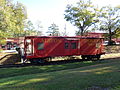 Alston caboose, West side