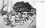 Thumbnail for File:Barbados - Donkey cart stand.jpg