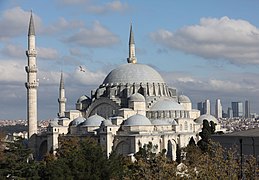 Mezquita de Solimán (Estambul, 1550-1558), obra de Mimar Sinan