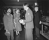 At a state visit to the Netherlands, in 1954