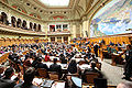 La Asamblea federal durante una sesión.