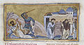 Mučednictví sv. Timotea, z Waltersova menologia, kolem 1050