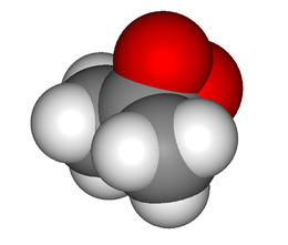 Struttura 3D van der Waals del DMDO