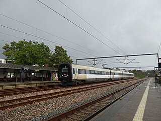 DSB IR4 35 at Klampenborg Station.