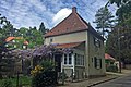 Gartenstadt Hellerau: Pförtnerhaus und Toranlage von Haus Dohrn (Heideweg 20) (Einzeldenkmal zu ID-Nr. 09210046)