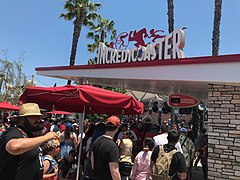 Entrée de Incredicoaster en 2018.