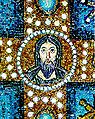 Jezus Chrystus – szczegół mozaiki