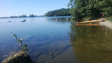 Kayaking in Suontee