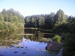 Řeka Lapuanjoki in Nykarleby.