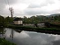 An der Mündung der Elpe in die Ruhr liegt das Laufwasserkraftwerk Bestwig-Alfert