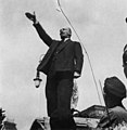 Lenin making a speech, 1919