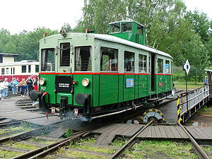 M 120.4 auf einer Eisenbahnausstellung in Lužná u Rakovníka