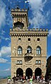 Il-Palazz Pubbliku (Palazzo Pubblico), sede tal-gvern u l-parlament ta' San Marino.
