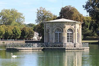 The pavilion, first built by Louis XIV, then modified by Napoleon