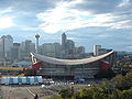 Saddledome and skyline