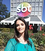 Sabrina Micaela Castilho en SBT por primera vez.jpg