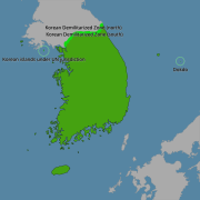 South Korea disputed w1 countrymap.svg