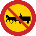 No horse-drawns