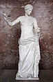 Venus de Arles, copia romana de la Afrodita de Tespias de Praxíteles, Grecia, segunda metá del sieglu IV e.C..