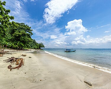 Beach west of Karang Bolong