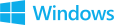 Windows logo and wordmark - 2012 (light blue)