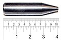 The DU penetrator of a 30×173 mm round used in the GAU-8
