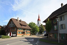 Kreuzung bei der Hauptstrasse