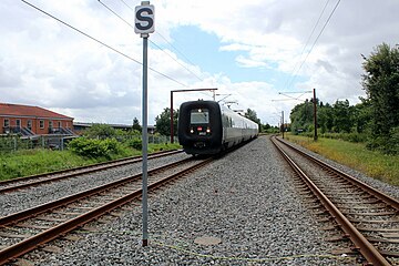 DSB Intercitylyn-train 1215529 at Copenhagen.