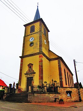 Sint - Hubertuskerk in Mittersheim