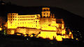 Heidelberg Castle at night