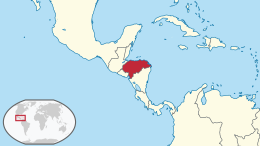 洪都拉斯地图