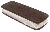 An Ice cream sandwich