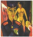 Ernst Ludwig Kirchner: Autoportret ca soldat, 1915