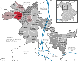 Kaart van Lonnerstadt