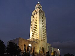 Il Campidoglio della Louisiana a Baton Rouge