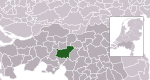 Location of Tilburg