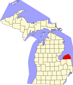 Koartn vo Huron County innahoib vo Michigan