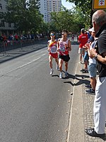 Valentin Pfeil, Österreich (als Führender, rechts) – Platz 23