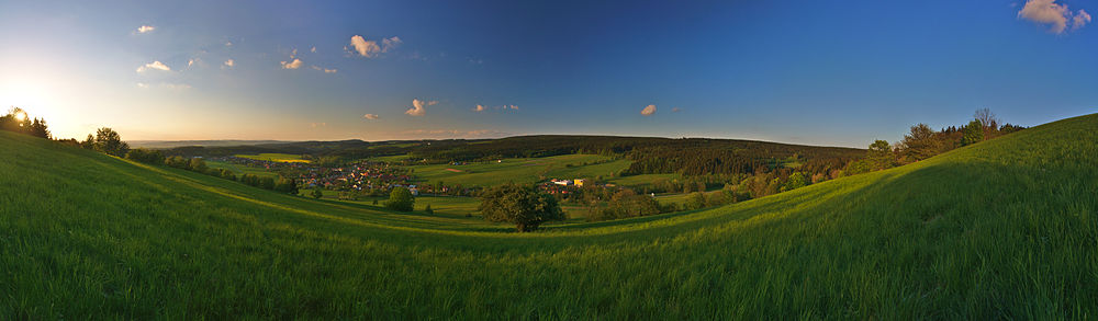 Panorama vido al Valchov de sudo