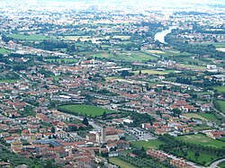 Skyline of Pove del Grappa