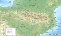 Mappa di localizzazione: Pirenei