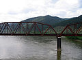 Cầu đường sắt qua sông Selenge (gần Ulan-Ude)