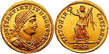 II. Constantius pénzérméje