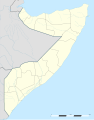 Administrative map of Somalia