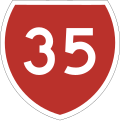 State Highway 35 marker