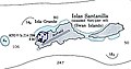 Nautical chart of the Swan Islands/Karta nawtika tal-Gżejjer Swan (Carta náutica de las Islas del Cisne)
