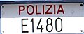 police plate