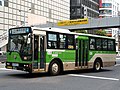三菱ふそうの蓄圧式ハイブリッド車“MBECS”（東京都交通局）